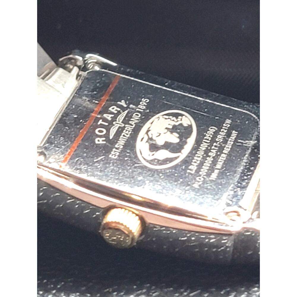 Elegant Rotary Two-Tone Rectangular Dial Watch St… - image 8